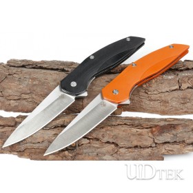 Bear Head G10 handle folding knife with 5CR15MOV blade UD2104982